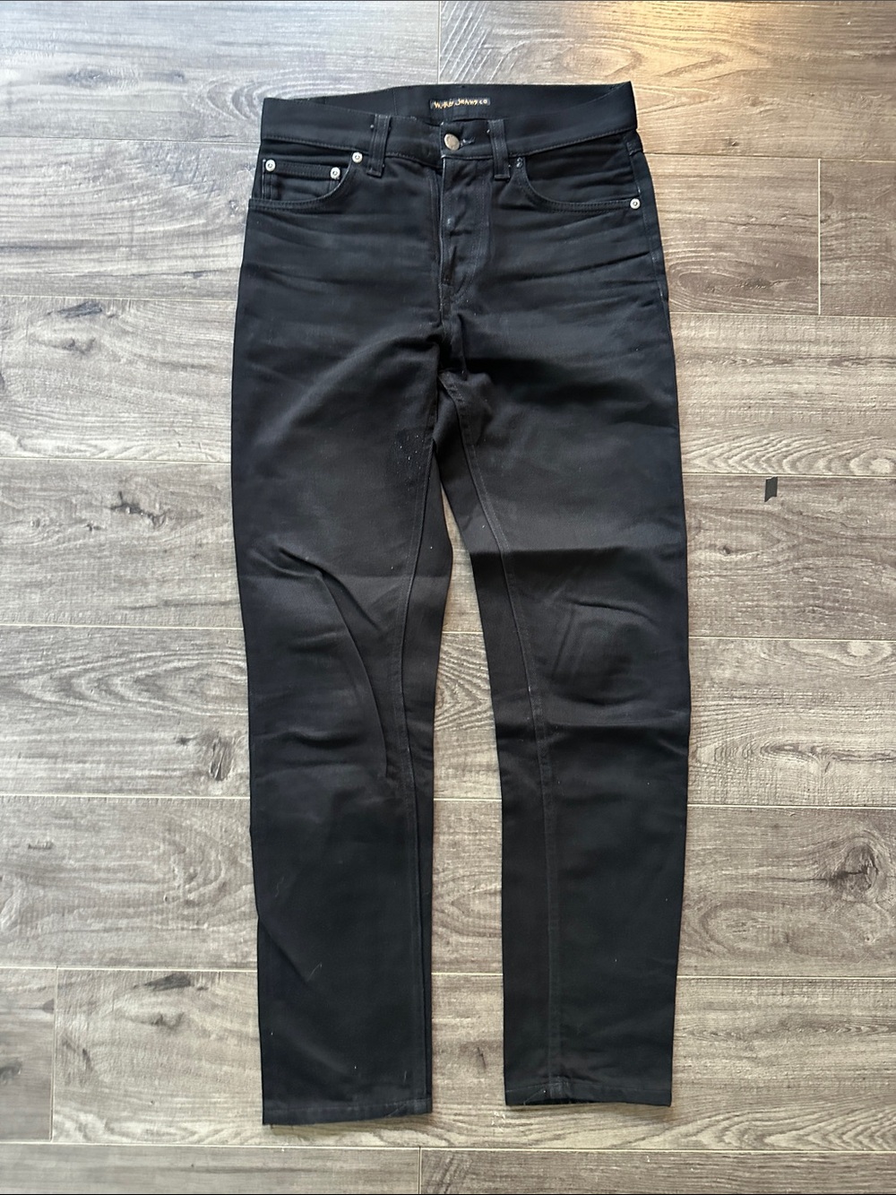 Nudie Jeans Men's Slim Black Jeans